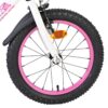 Volare Lily Kinderfahrrad - Mädchen - 16 Zoll - Weiß Rosa Lila