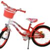 Volare Lovely Kinderfahrrad – Mädchen – 18 Zoll – Rot Weiß 8