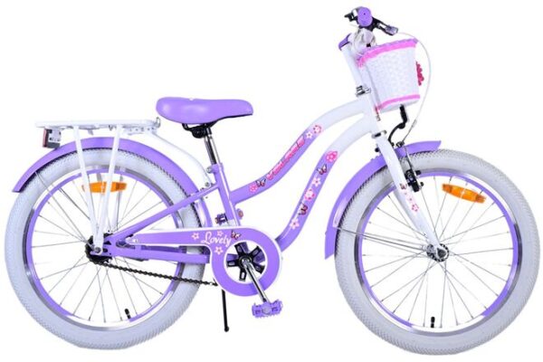Volare Lovely Kinderfahrrad – Mädchen – 20 Zoll – Lila