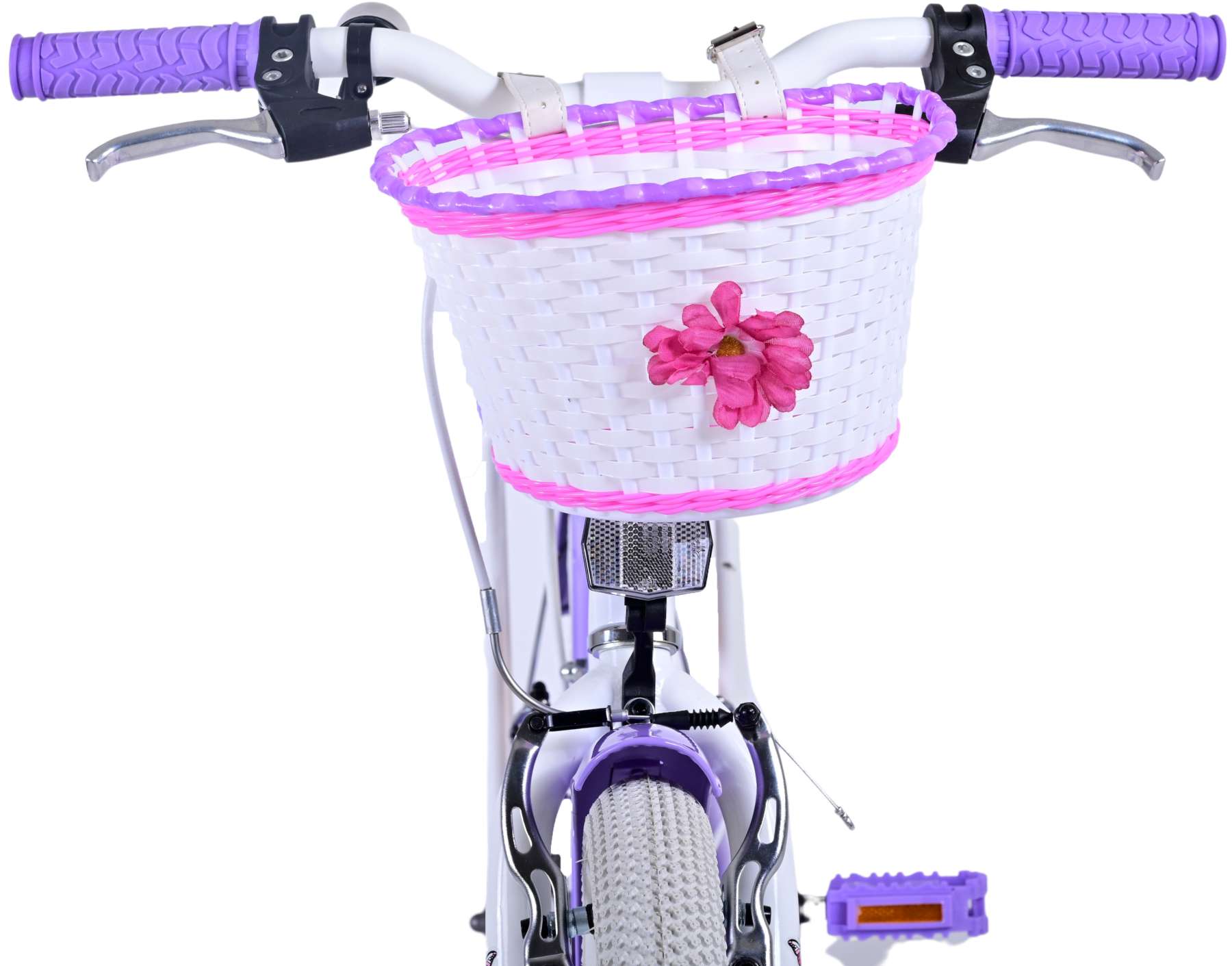 Volare Lovely Kinderfahrrad – Mädchen – 20 Zoll – Lila – Zwei Handbremsen 12