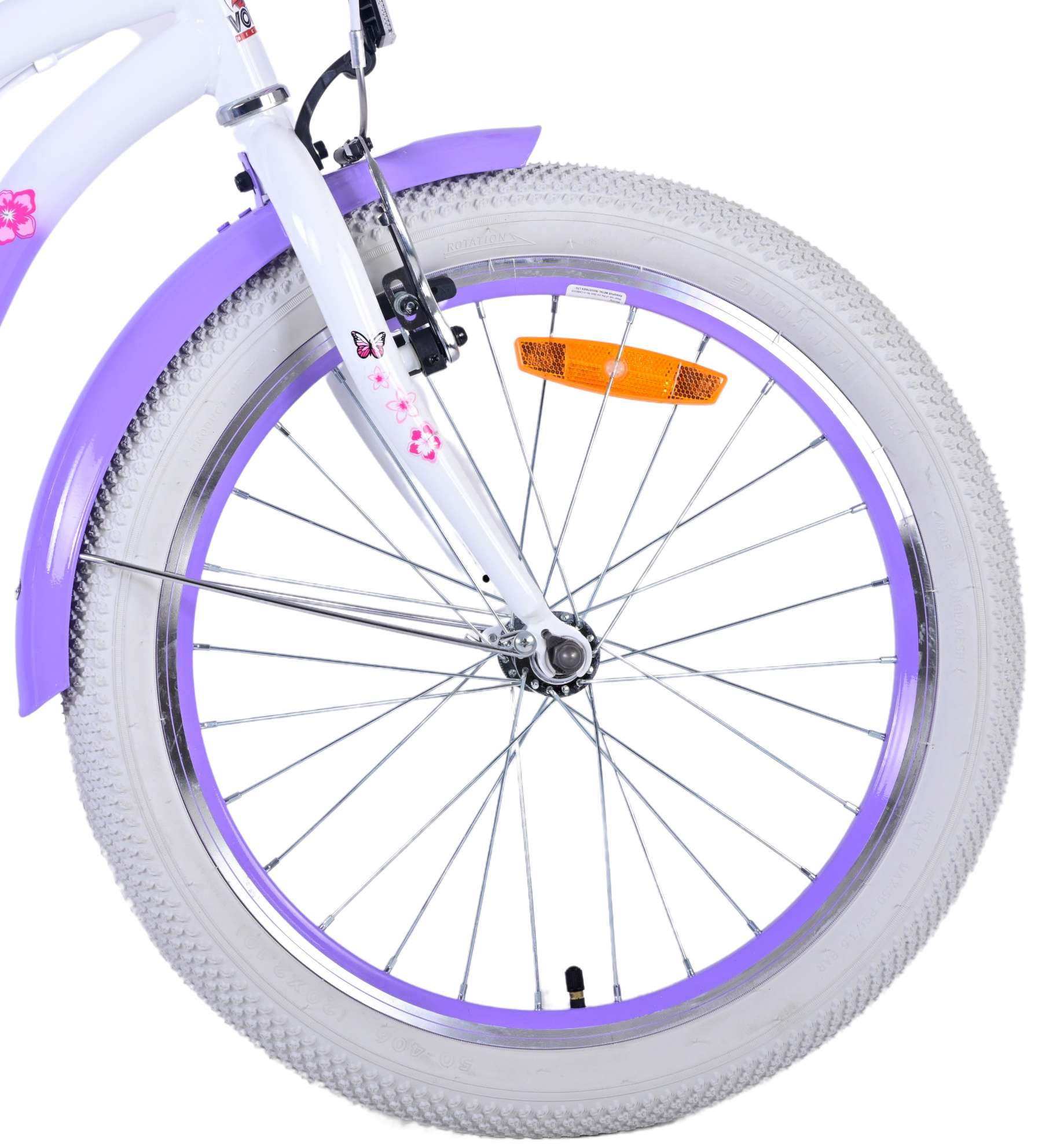 Volare Lovely Kinderfahrrad – Mädchen – 20 Zoll – Lila – Zwei Handbremsen 5