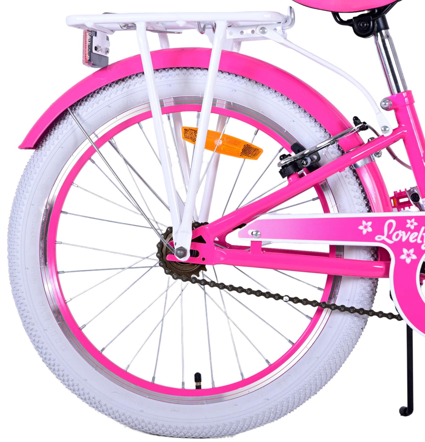 Volare Lovely Kinderfahrrad – Mädchen – 20 Zoll – Rosa – Zwei Handbremsen 4