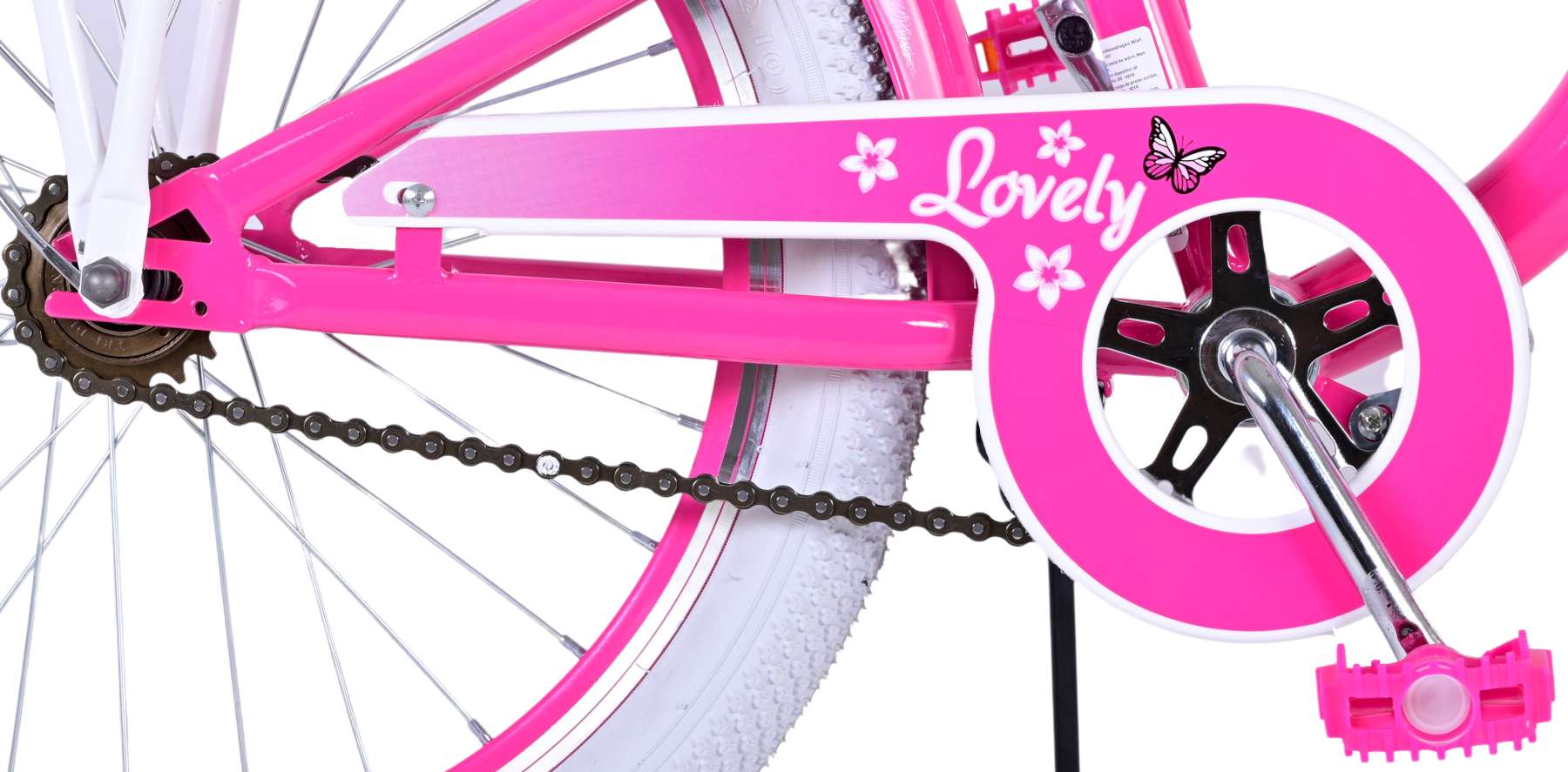 Volare Lovely Kinderfahrrad – Mädchen – 20 Zoll – Rosa – Zwei Handbremsen 6