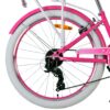 Volare Lovely Kinderfahrrad – Mädchen – 24 Zoll – Rosa – 7 Gänge 11