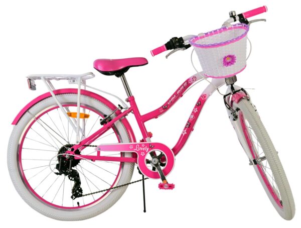 Volare Lovely Kinderfahrrad – Mädchen – 24 Zoll – Rosa – 7 Gänge 2