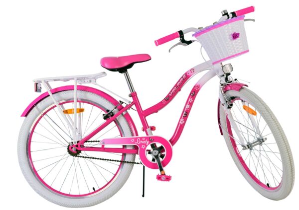 Volare Lovely Kinderfahrrad – Mädchen – 24 Zoll – Rosa – Zwei Handbremsen 2