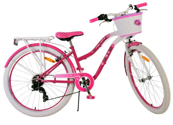 Volare Lovely Kinderfahrrad – Mädchen – 26 Zoll – Rosa – 7 Gänge 2