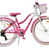 Volare Lovely Kinderfahrrad – Mädchen – 26 Zoll – Rosa – 7 Gänge