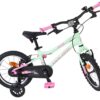 Volare Milano Kinderfahrrad - Mädchen - 14 Zoll - Mintgrün - Zwei Handbremsen