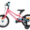 Volare Milano Kinderfahrrad - Mädchen - 14 Zoll - Rosa - Zwei Handbremsen