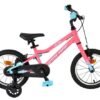 Volare Milano Kinderfahrrad - Mädchen - 14 Zoll - Rosa - Zwei Handbremsen
