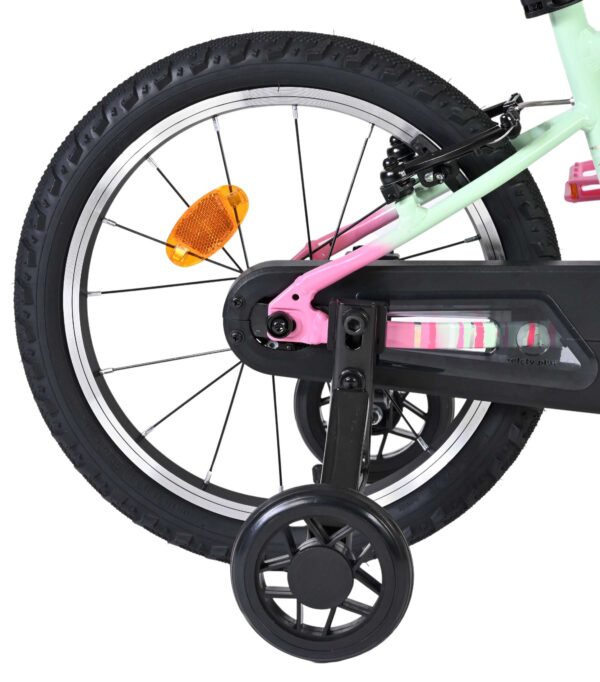 Volare Milano Kinderfahrrad - Mädchen - 16 Zoll - Mintgrün - Zwei Handbremsen