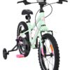 Volare Milano Kinderfahrrad - Mädchen - 16 Zoll - Mintgrün - Zwei Handbremsen