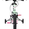 Volare Milano Kinderfahrrad - Mädchen - 16 Zoll - Mintgrün - Zwei Handbremsen