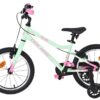 Volare Milano Kinderfahrrad - Mädchen - 16 Zoll - Mintgrün - Zwei Handbremsen