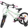 Volare Milano Kinderfahrrad - Mädchen - 16 Zoll - Mintgrün - Zwei Handbremsen