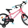 Volare Milano Kinderfahrrad - Mädchen - 16 Zoll - Rosa - Zwei Handbremsen