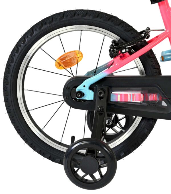 Volare Milano Kinderfahrrad - Mädchen - 16 Zoll - Rosa - Zwei Handbremsen