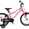 Volare Milano Kinderfahrrad - Mädchen - 16 Zoll - Rosa - Zwei Handbremsen