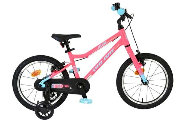 Volare Milano Kinderfahrrad - Mädchen - 16 Zoll - Rosa - Zwei Handbremsen