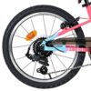 Volare Milano Kinderfahrrad - Mädchen - 18 Zoll - Rosa - 6 Gänge - Zwei Handbremsen
