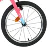 Volare Milano Kinderfahrrad - Mädchen - 18 Zoll - Rosa - 6 Gänge - Zwei Handbremsen