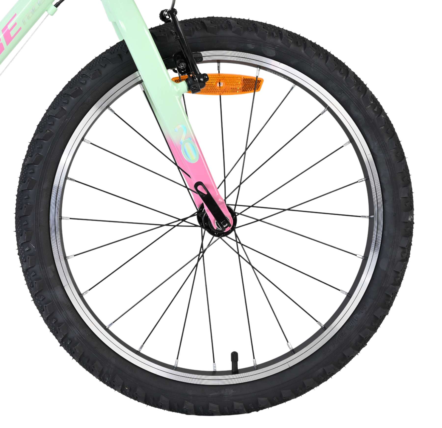 Volare Milano Kinderfahrrad - Mädchen - 20 Zoll - Mintgrün - 6-Gang - Zwei Handbremsen