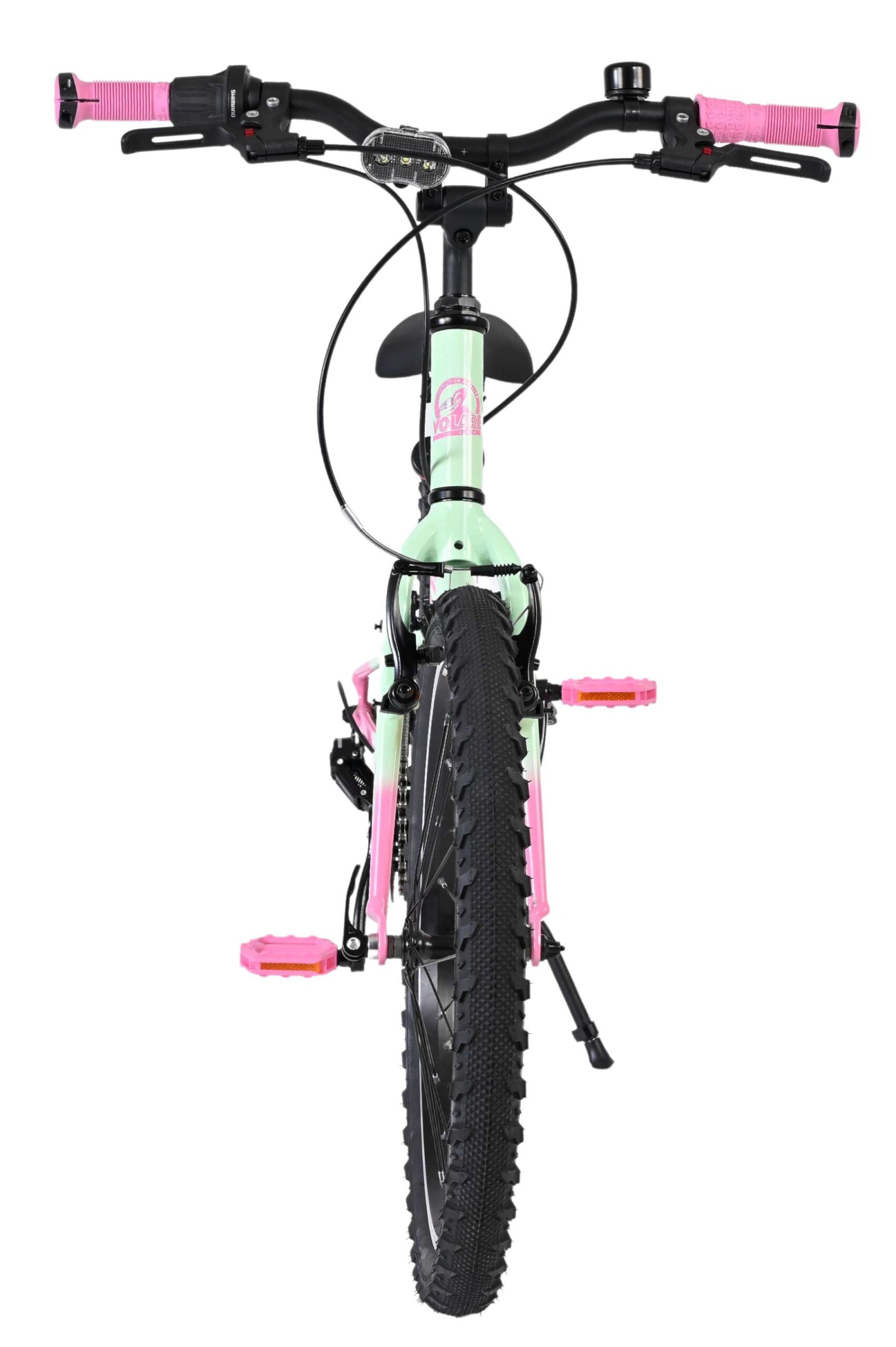 Volare Milano Kinderfahrrad - Mädchen - 20 Zoll - Mintgrün - 6-Gang - Zwei Handbremsen