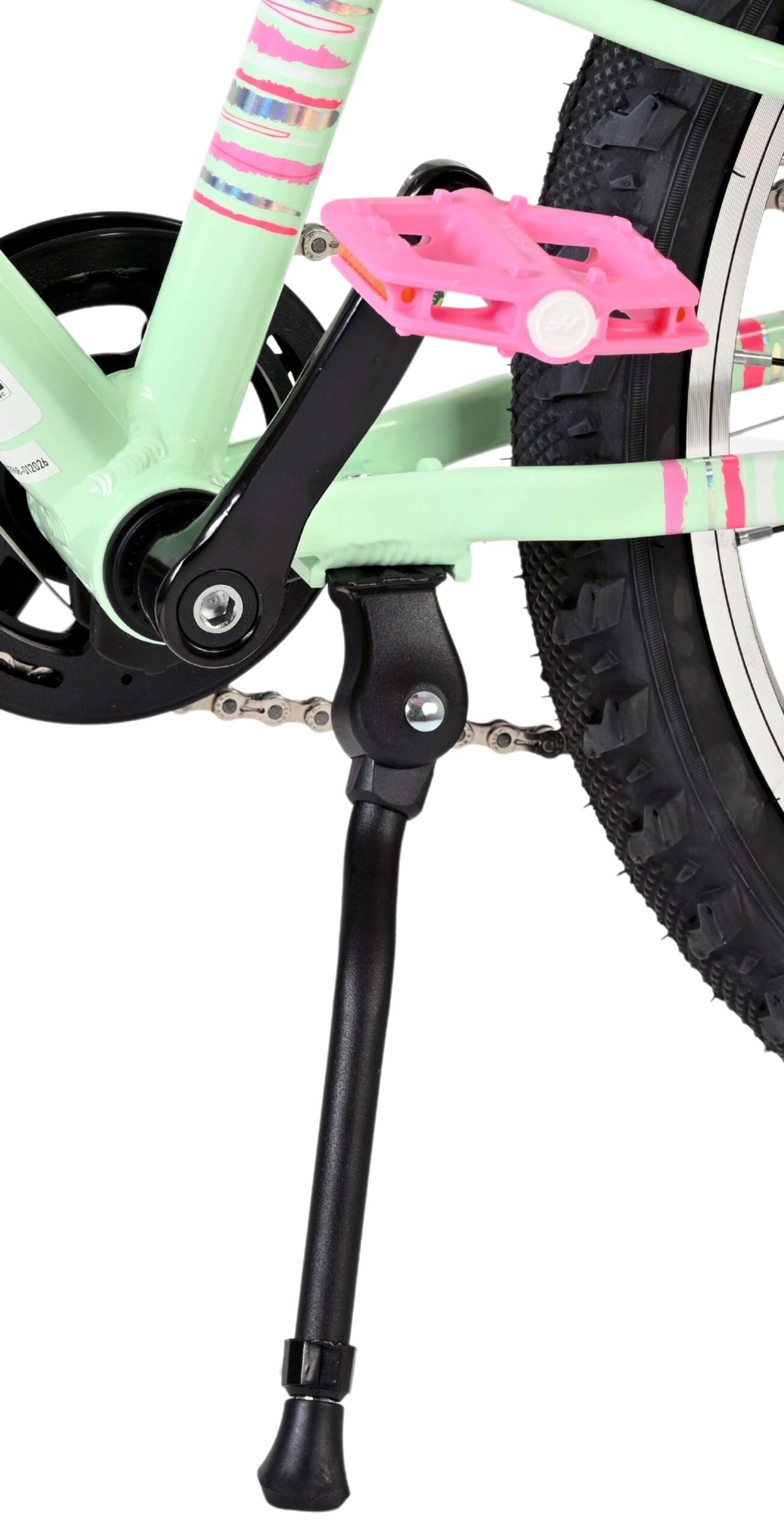 Volare Milano Kinderfahrrad - Mädchen - 20 Zoll - Mintgrün - 6-Gang - Zwei Handbremsen