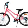 Volare Milano Kinderfahrrad - Mädchen - 20 Zoll - Rosa - 6 Gänge - Zwei Handbremsen