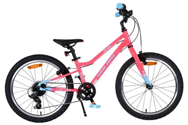 Volare Milano Kinderfahrrad - Mädchen - 20 Zoll - Rosa - 6 Gänge - Zwei Handbremsen
