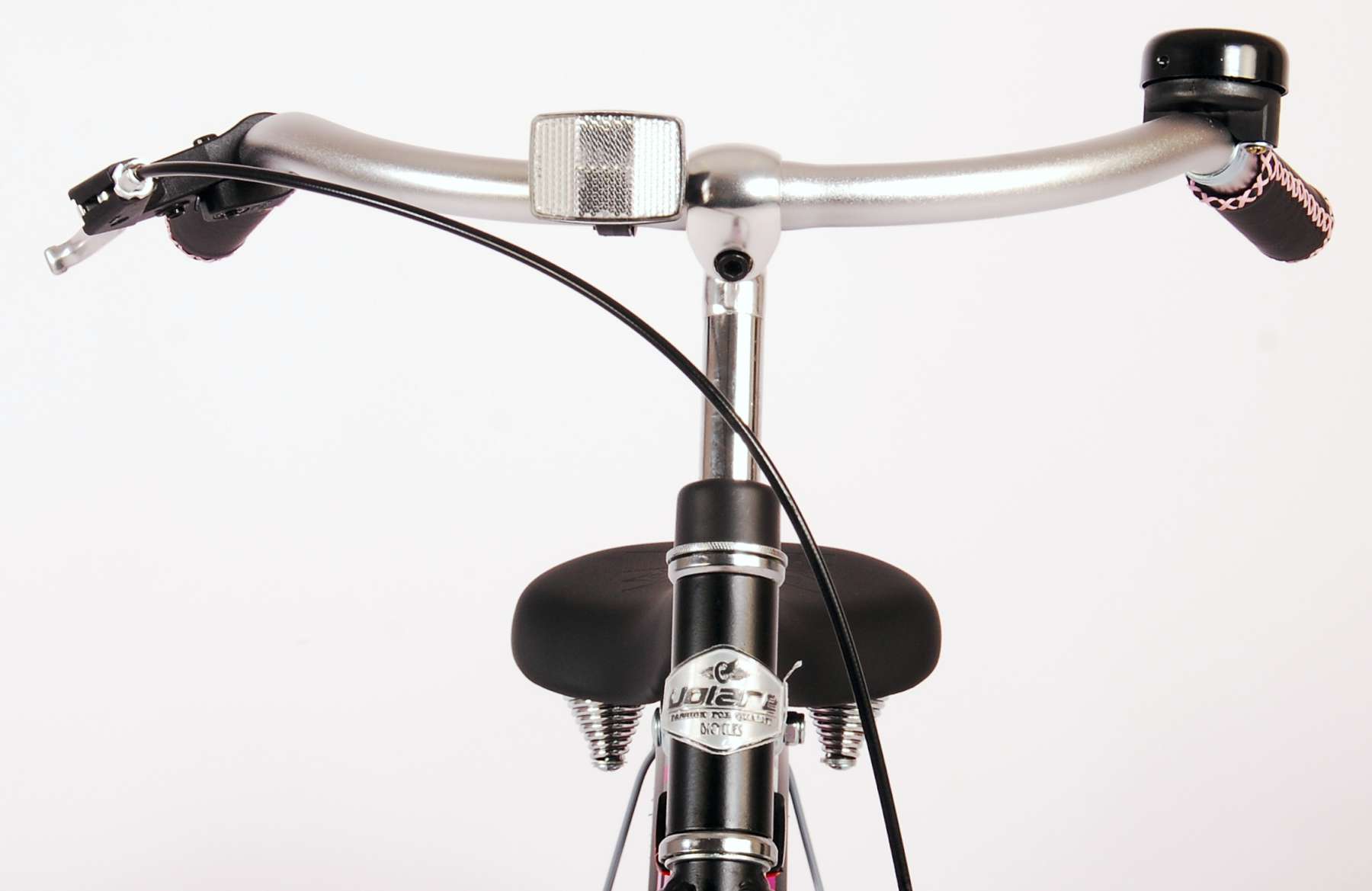 Volare Miracle Cruiser Kinderfahrrad – Mädchen – 18 Zoll – Mattschwarz – Prime Collection 12