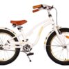 Volare Miracle Cruiser Kinderfahrrad – Mädchen – 18 Zoll – Weiß – Prime Collection