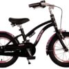 Volare Miracle Kinderfahrrad – Mädchen – 14 Zoll – Mattschwarz – Prime Collection