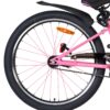 Volare Mystic Kinderfahrrad – 24 Zoll – Rosa