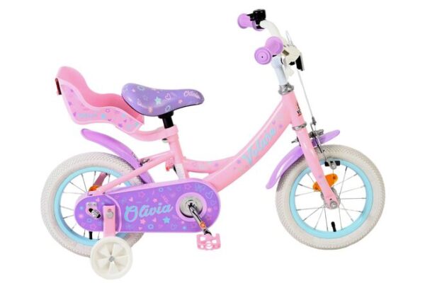Volare Olivia Kinderfahrrad - Mädchen - 12 Zoll - Rosa