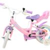 Volare Olivia Kinderfahrrad - Mädchen - 12 Zoll - Rosa - Zwei Handbremsen