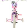 Volare Olivia Kinderfahrrad - Mädchen - 14 Zoll - Rosa - Zwei Handbremsen