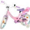 Volare Olivia Kinderfahrrad - Mädchen - 14 Zoll - Rosa - Zwei Handbremsen