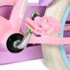 Volare Olivia Kinderfahrrad - Mädchen - 14 Zoll - Rosa - Zwei Handbremsen