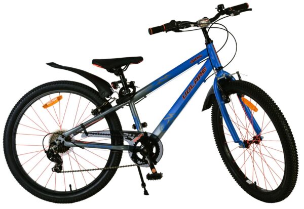 Volare Rocky Kinderfahrrad - 24 Zoll - Blau - 7 Gänge 2