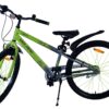 Volare Rocky Kinderfahrrad - 24 Zoll - Grün - Shimano Nexus 3 Gänge 10