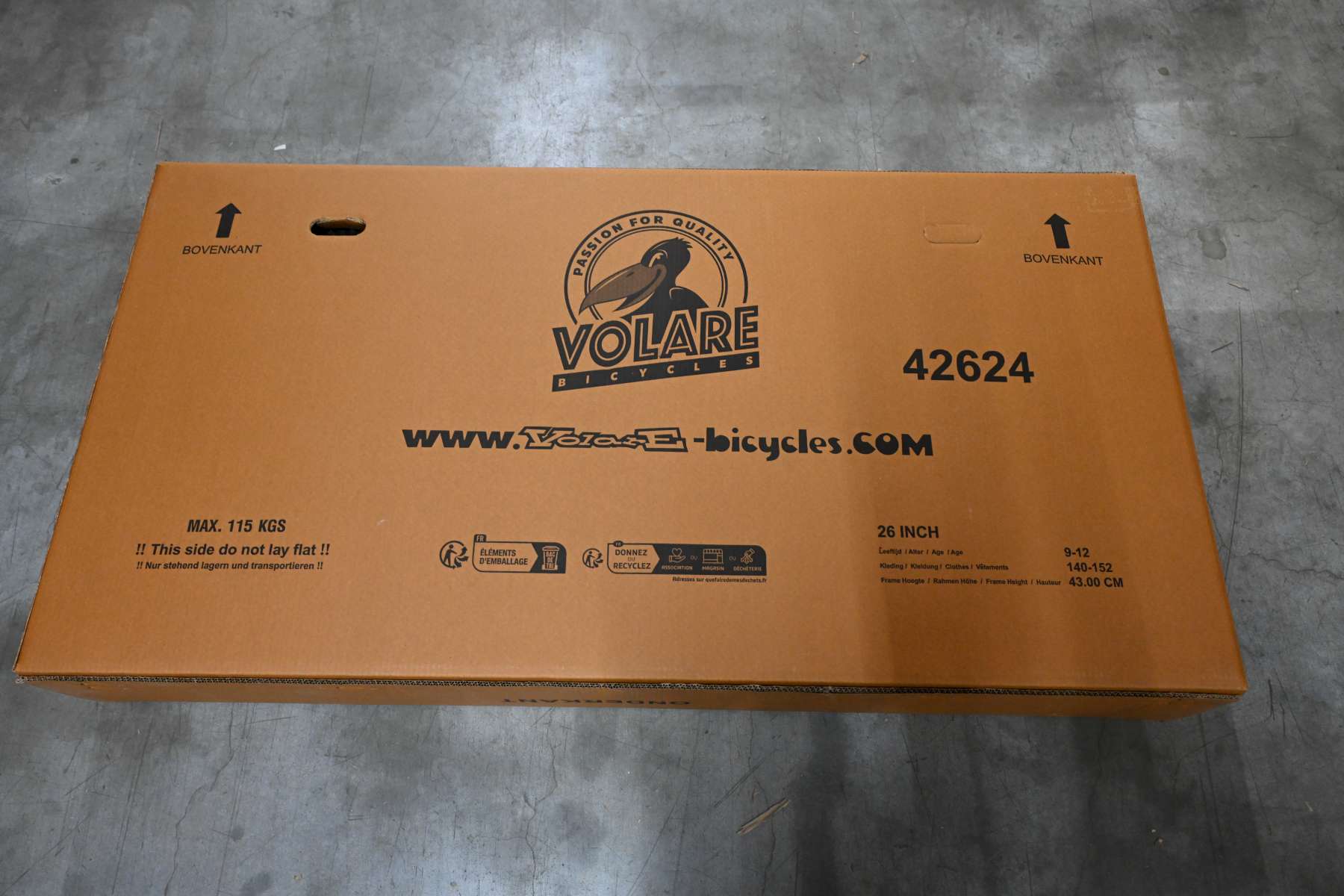 Volare Rocky Kinderfahrrad - 26 Zoll - Blau - 7 Gänge 12