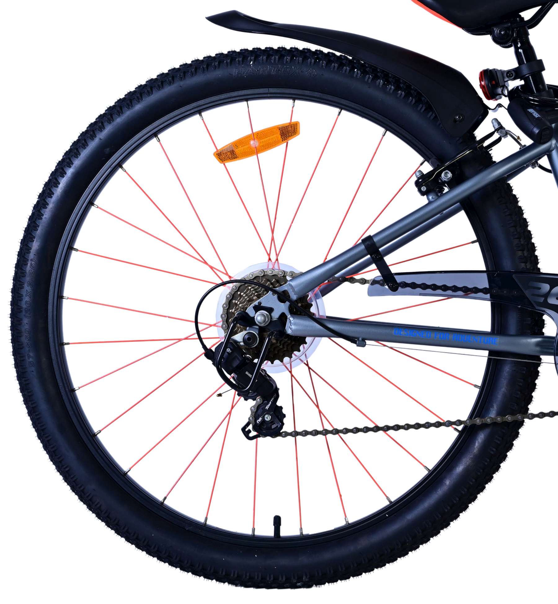 Volare Rocky Kinderfahrrad - 26 Zoll - Blau - 7 Gänge 2