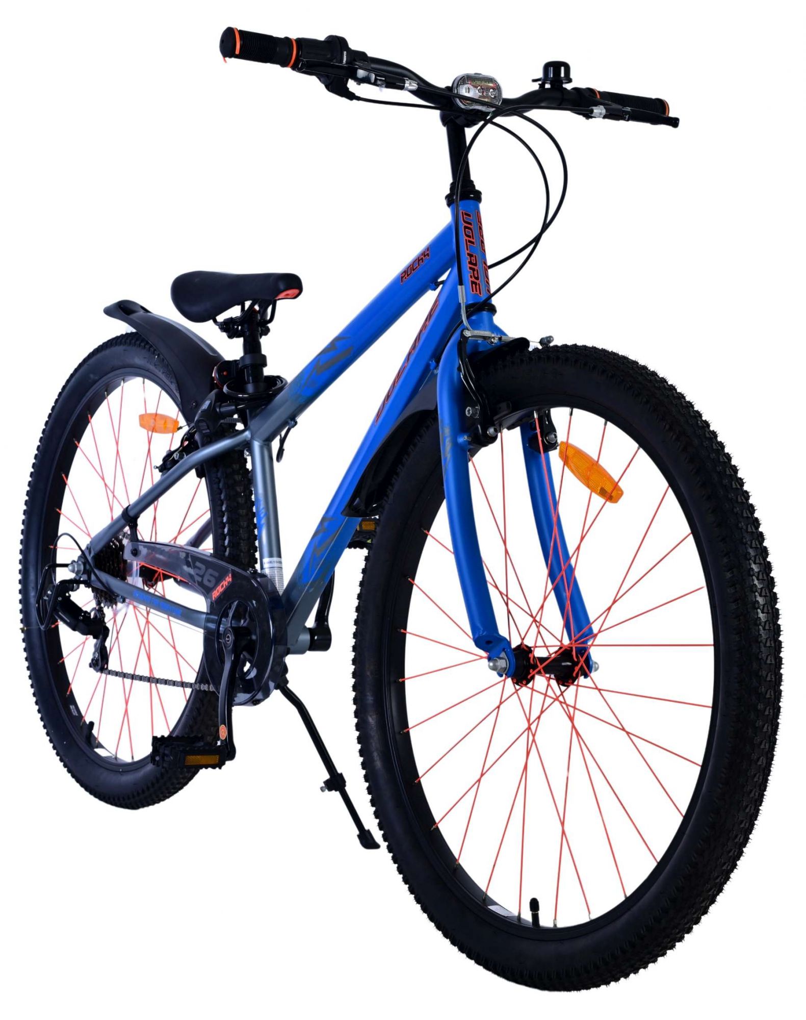 Volare Rocky Kinderfahrrad - 26 Zoll - Blau - 7 Gänge 6