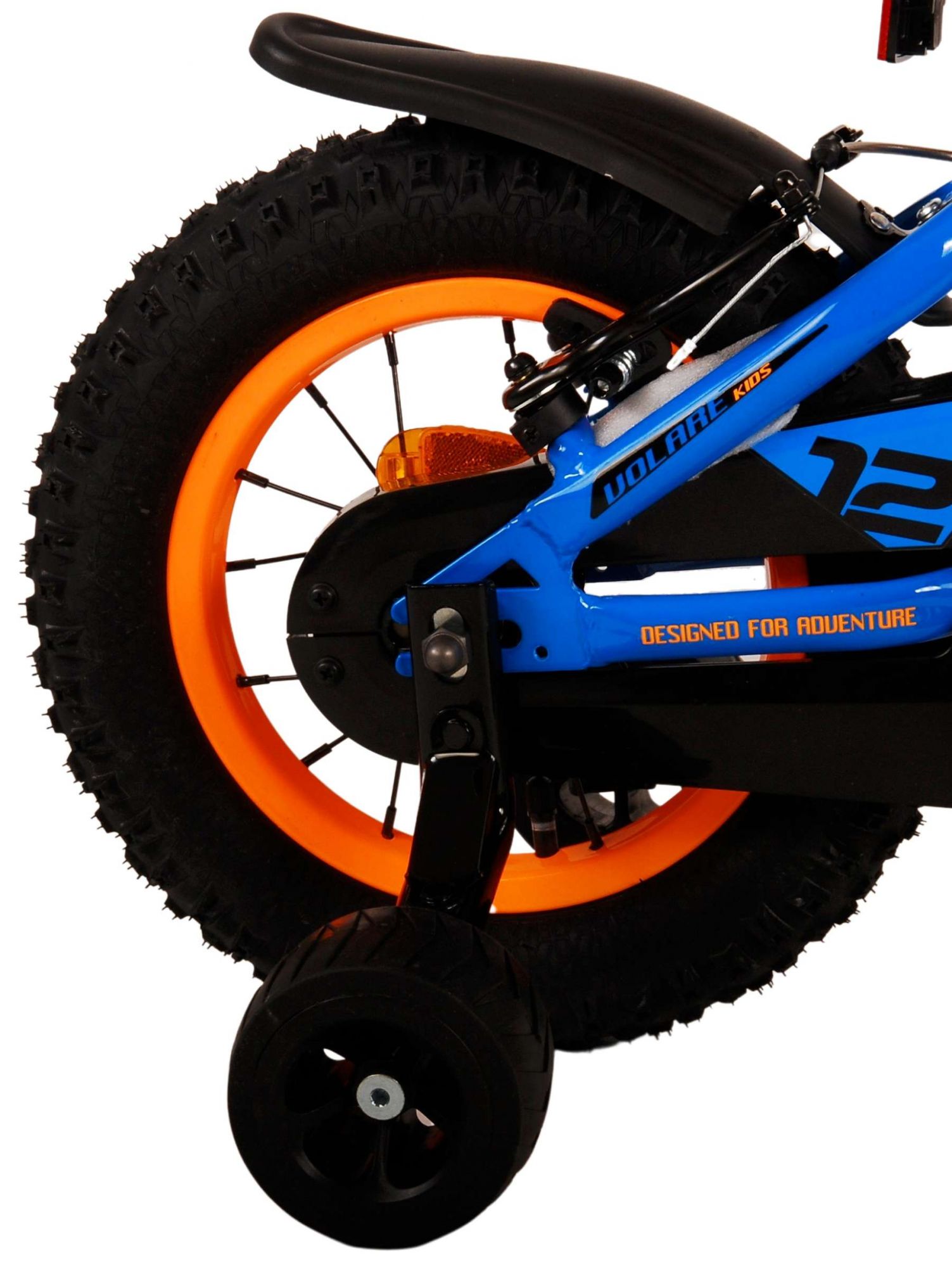 Volare Rocky Kinderfahrrad - Jungen - 12 Zoll - Blau - Zwei Handbremsen