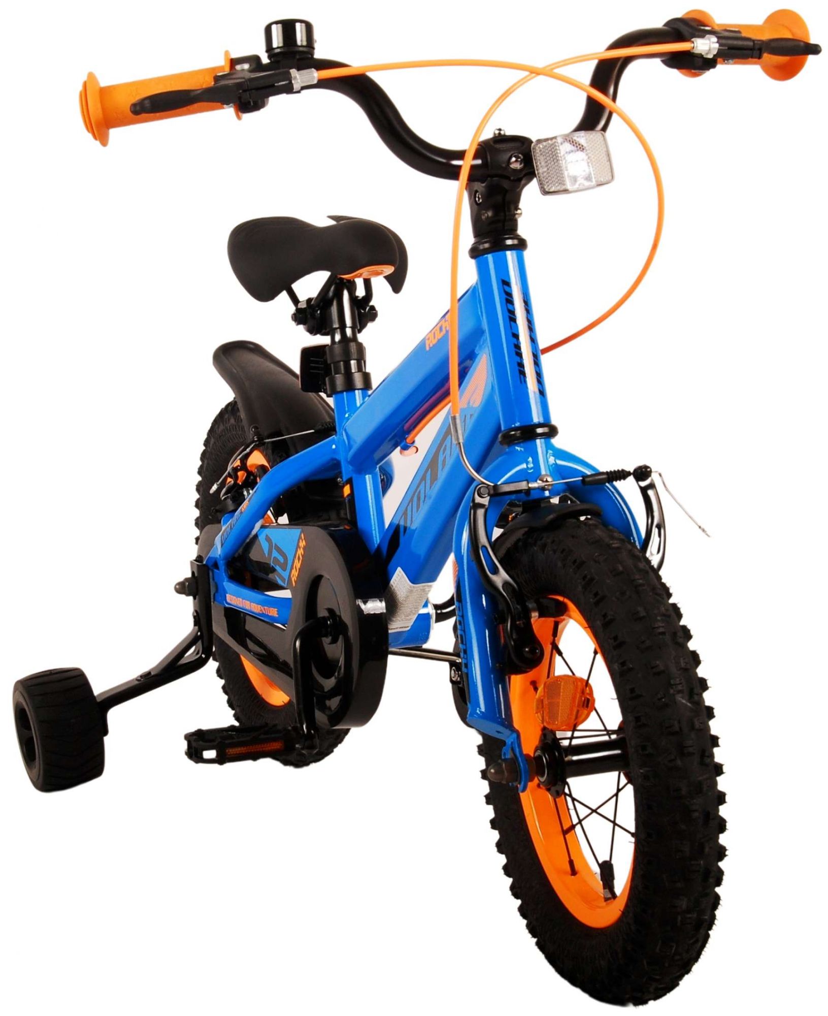 Volare Rocky Kinderfahrrad - Jungen - 12 Zoll - Blau - Zwei Handbremsen