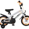 Volare Rocky Kinderfahrrad - Jungen - 12 Zoll - Grau