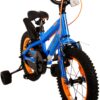 Volare Rocky Kinderfahrrad - Jungen - 14 Zoll - Blau - Zwei Handbremsen