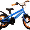 Volare Rocky Kinderfahrrad - Jungen - 14 Zoll - Blau - Zwei Handbremsen